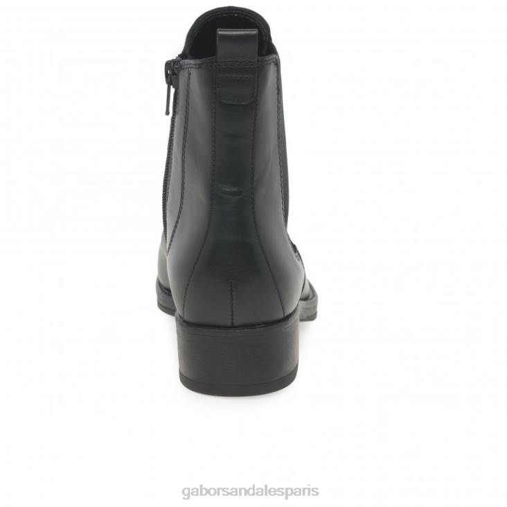 femmes Gabor noir bottines chelsea adair chaussure 4LHL258