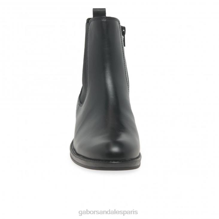 femmes Gabor noir bottines chelsea adair chaussure 4LHL258