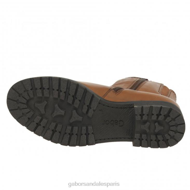 femmes Gabor Cognac bottes motard zola chaussure 4LHL334