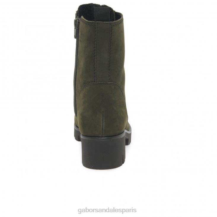 femmes Gabor bosco nubuck bottines plaisanteries chaussure 4LHL256