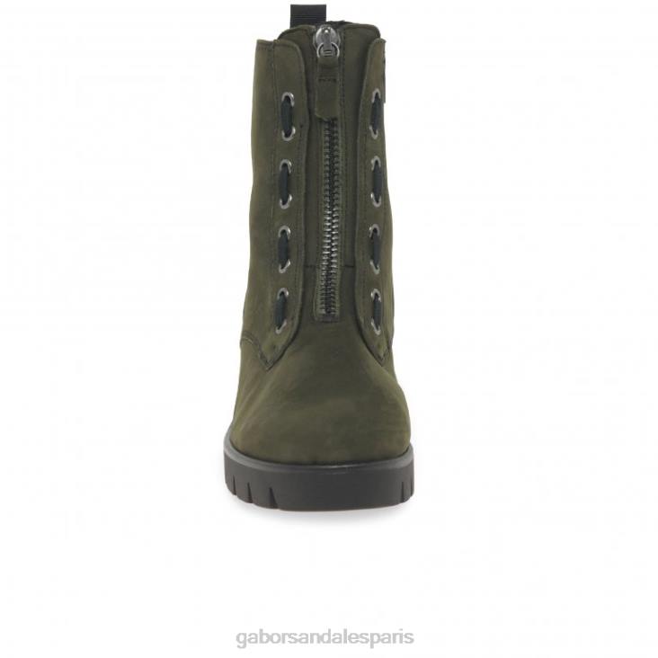 femmes Gabor bosco nubuck bottines plaisanteries chaussure 4LHL256