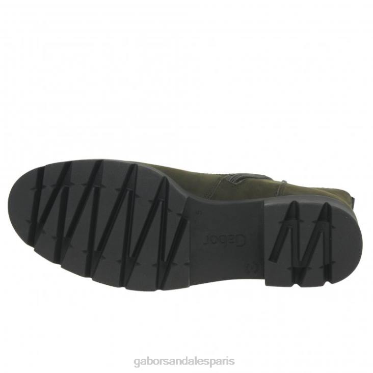 femmes Gabor bosco nubuck bottines plaisanteries chaussure 4LHL256
