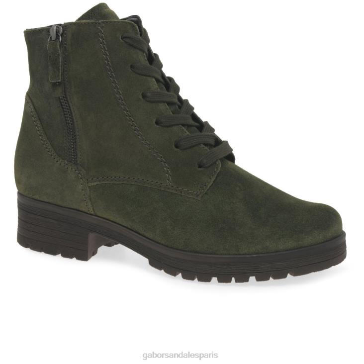 femmes Gabor daim olive bottines zane chaussure 4LHL208