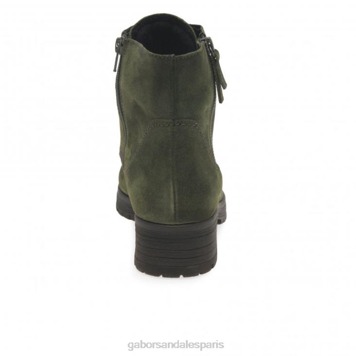 femmes Gabor daim olive bottines zane chaussure 4LHL208