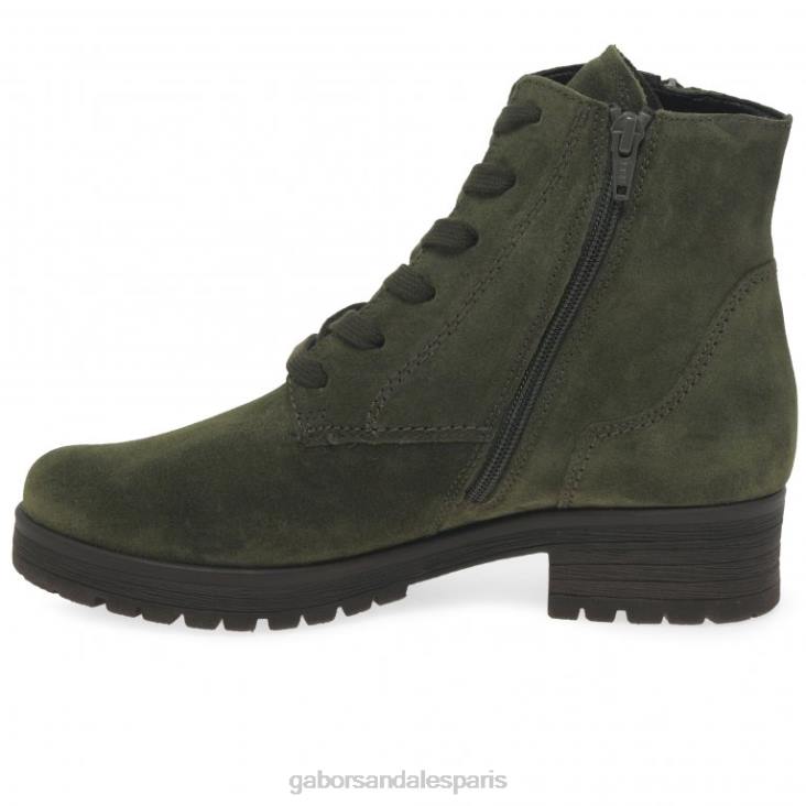 femmes Gabor daim olive bottines zane chaussure 4LHL208