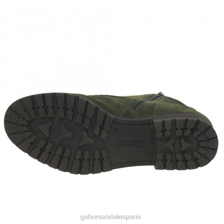 femmes Gabor daim olive bottines zane chaussure 4LHL208