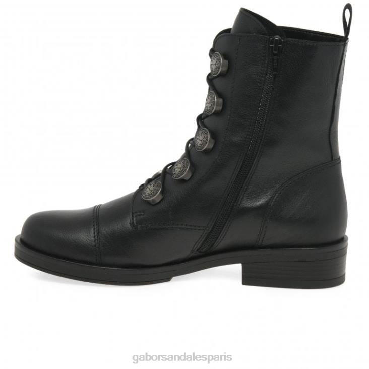 femmes Gabor noir bottes de motard pour femme chaussure 4LHL200