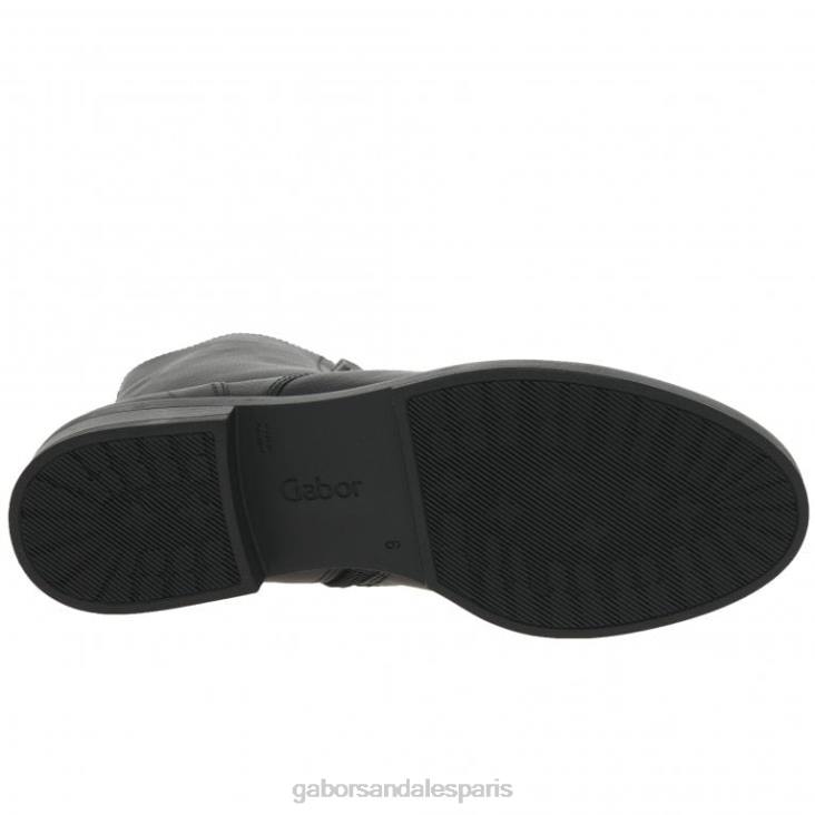 femmes Gabor noir bottes de motard pour femme chaussure 4LHL200