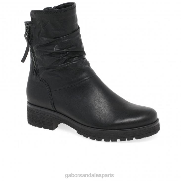 femmes Gabor noir bottes motard zola chaussure 4LHL201