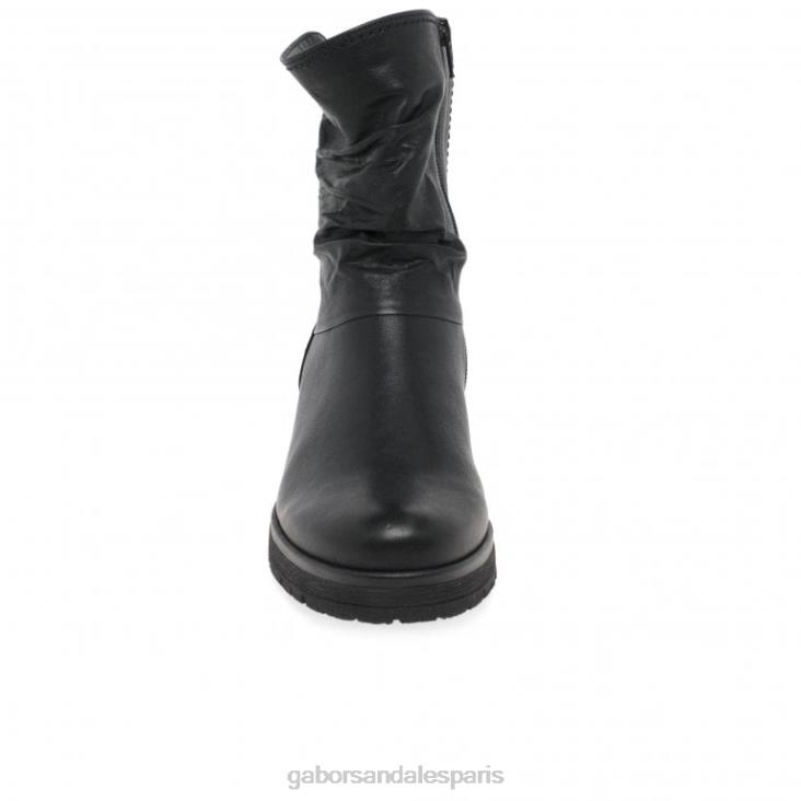 femmes Gabor noir bottes motard zola chaussure 4LHL201