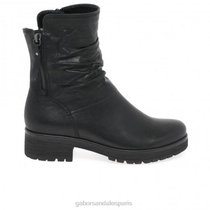 femmes Gabor noir bottes motard zola chaussure 4LHL201
