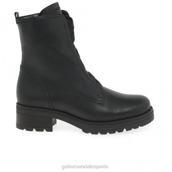 femmes Gabor noir bottines de mer chaussure 4LHL254