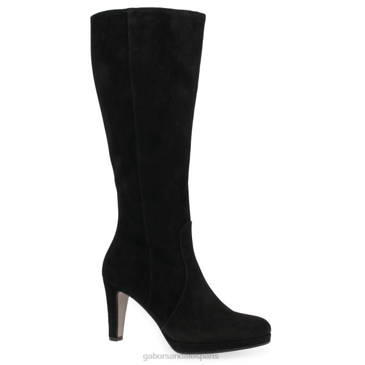 femmes Gabor Suède noir bottes hautes abeni chaussure 4LHL280