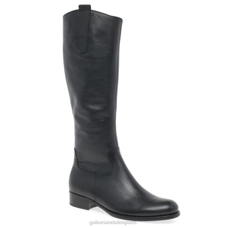 femmes Gabor noir bottes hauteur genou brook chaussure 4LHL264