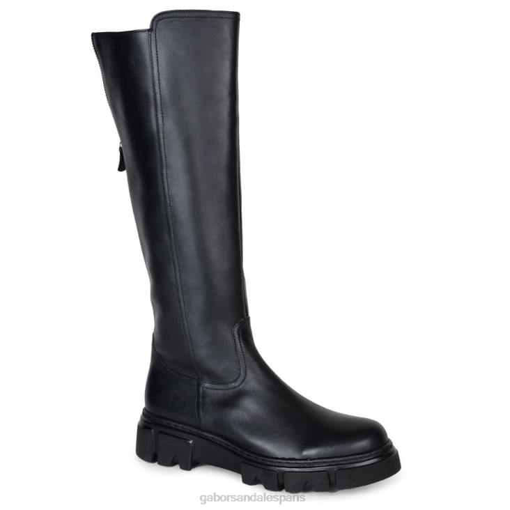femmes Gabor noir bottes hauteur genou juan chaussure 4LHL273