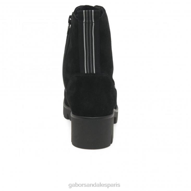 femmes Gabor Suède noir bottines baccara chaussure 4LHL191