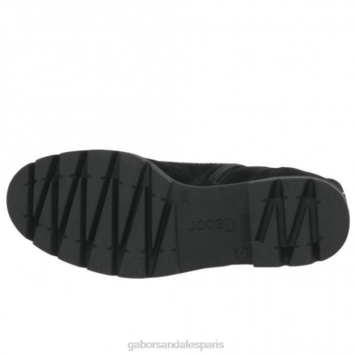 femmes Gabor Suède noir bottines baccara chaussure 4LHL191