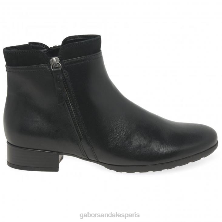 femmes Gabor Suède noir bottines briano chaussure 4LHL244
