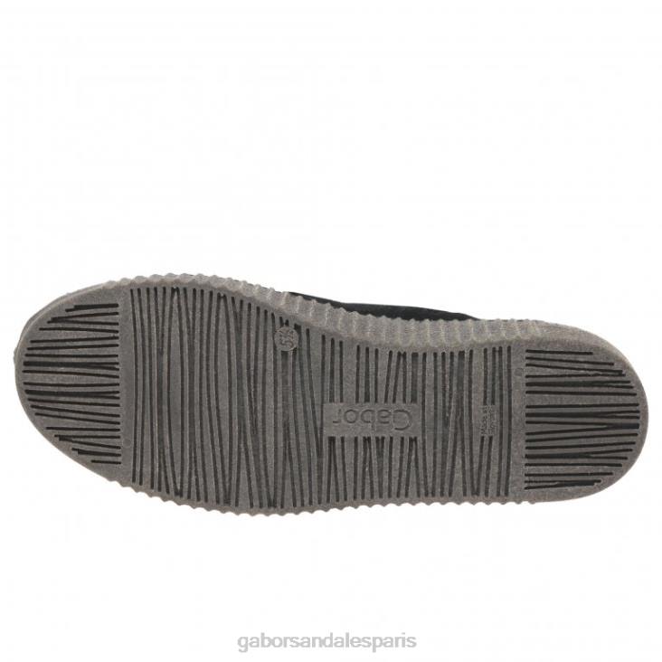 femmes Gabor Suède noir bottines lance chaussure 4LHL230