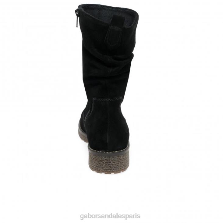femmes Gabor Suède noir bottines mya chaussure 4LHL229