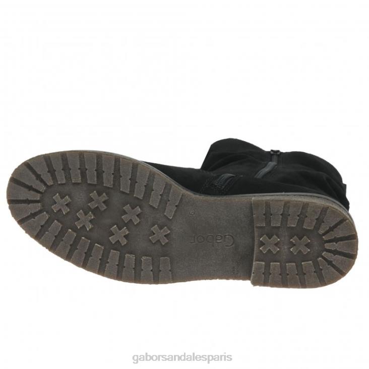 femmes Gabor Suède noir bottines mya chaussure 4LHL229