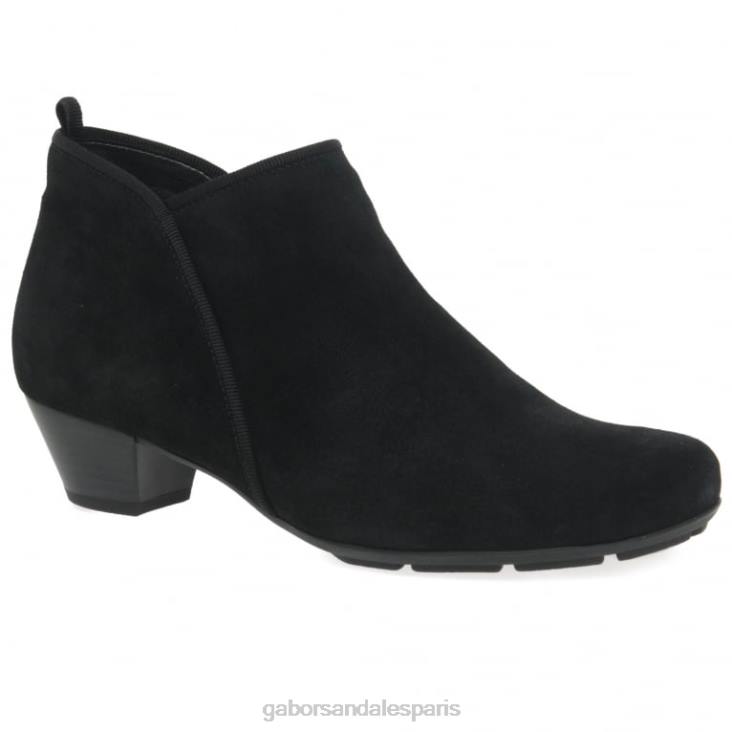 femmes Gabor Suède noir bottines trudy chaussure 4LHL196