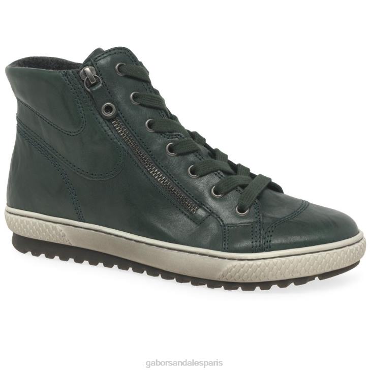 femmes Gabor bronzage vert bottines décontractées bulner chaussure 4LHL181