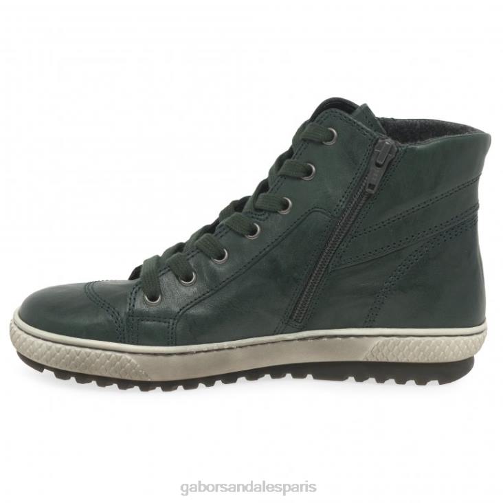 femmes Gabor bronzage vert bottines décontractées bulner chaussure 4LHL181