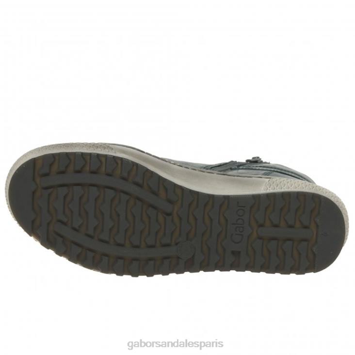 femmes Gabor bronzage vert bottines décontractées bulner chaussure 4LHL181