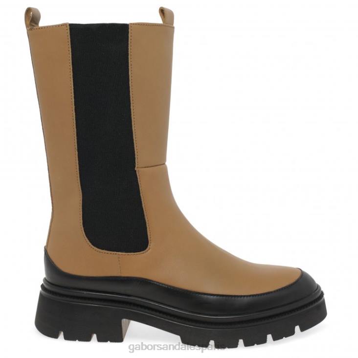 femmes Gabor chino/noir bottines chelsea lexington chaussure 4LHL246