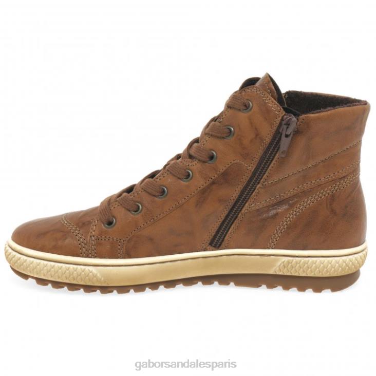 femmes Gabor cuivre bottines décontractées bulner chaussure 4LHL179
