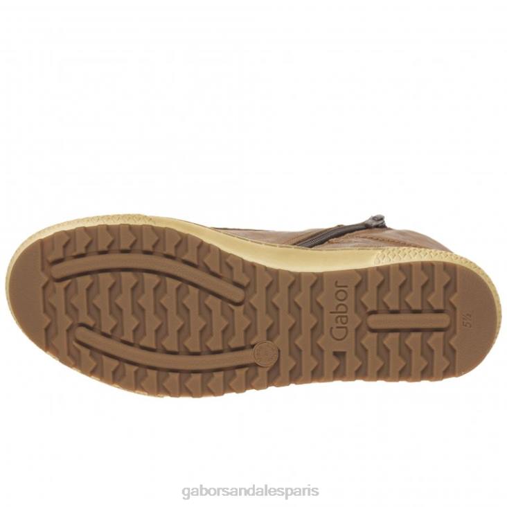 femmes Gabor cuivre bottines décontractées bulner chaussure 4LHL179