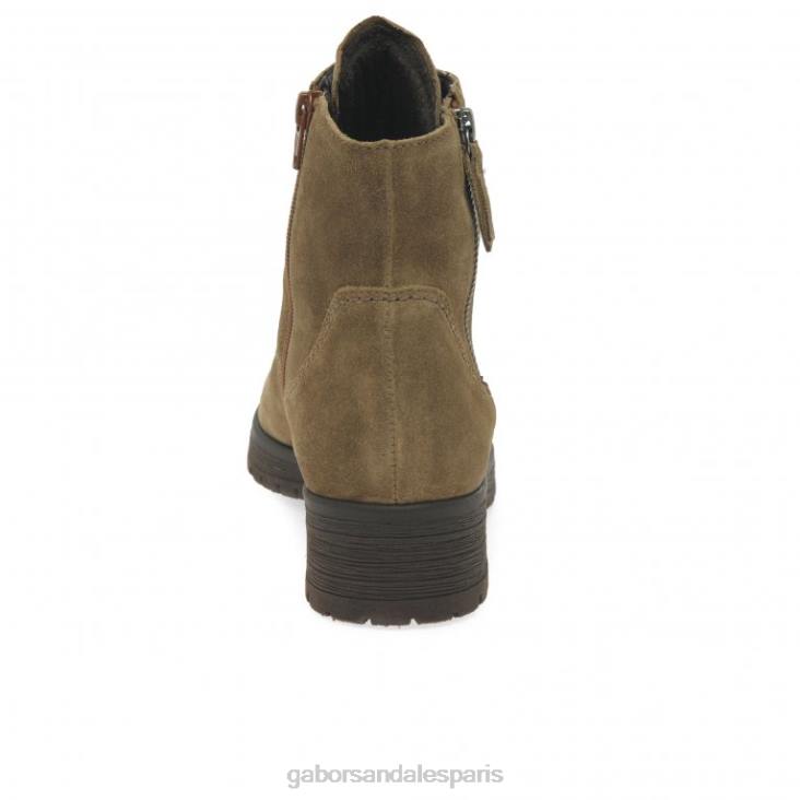 femmes Gabor daim farro bottines zane chaussure 4LHL207