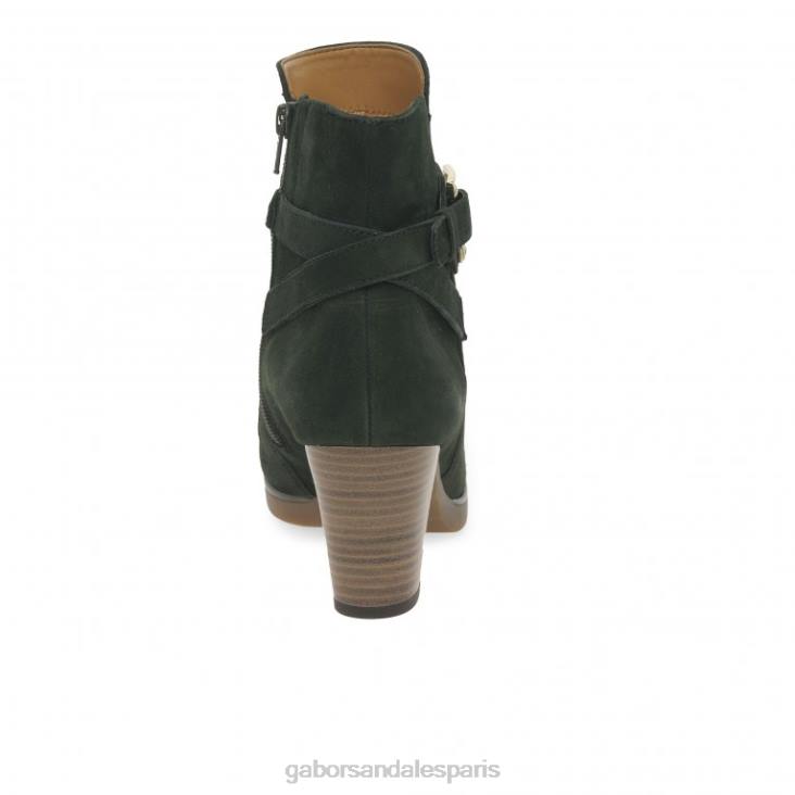 femmes Gabor daim forêt foncé bottines vaad chaussure 4LHL192