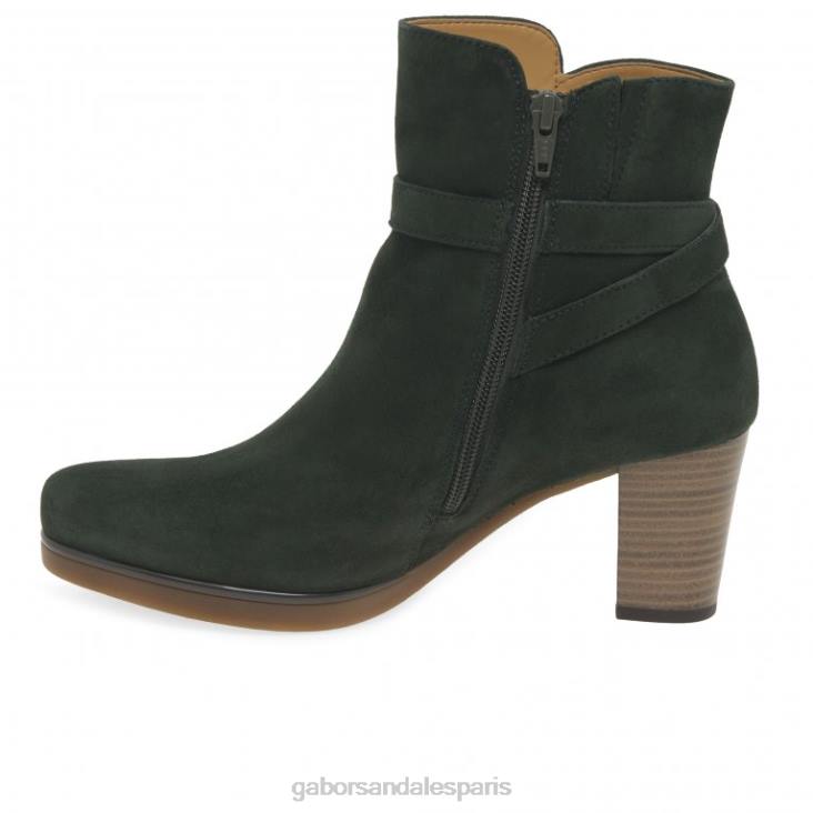 femmes Gabor daim forêt foncé bottines vaad chaussure 4LHL192