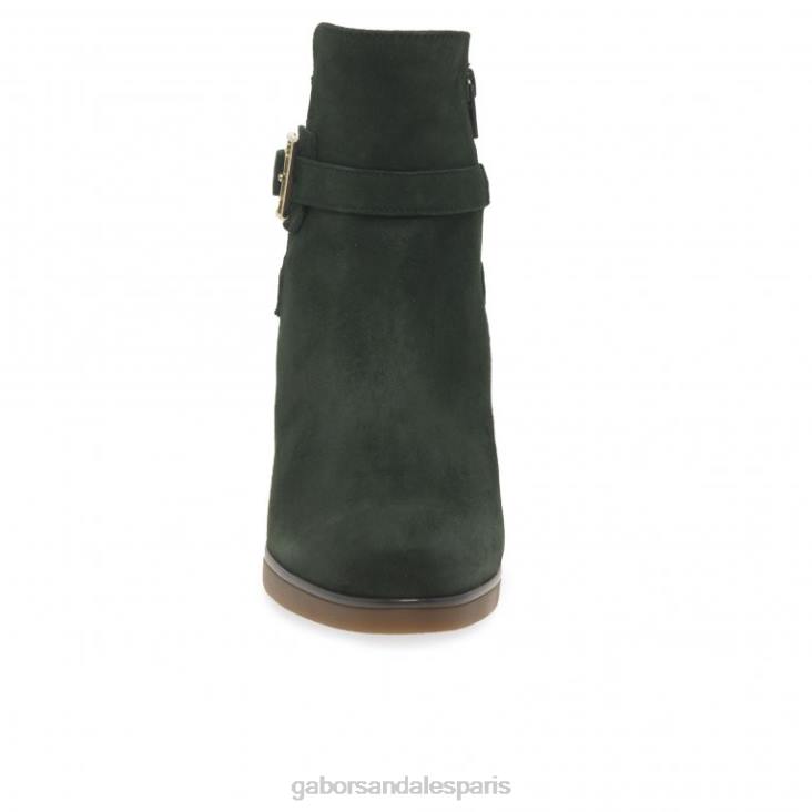 femmes Gabor daim forêt foncé bottines vaad chaussure 4LHL192