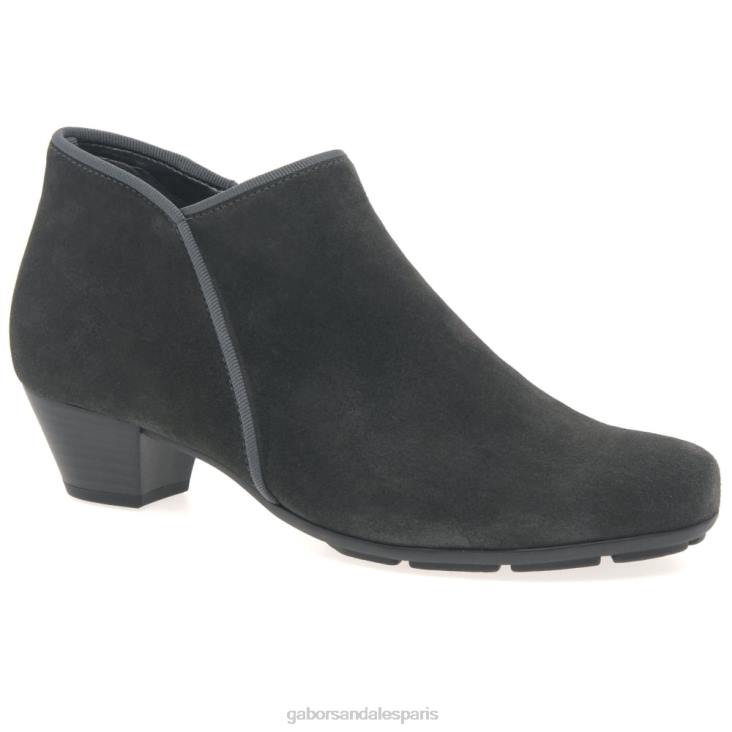 femmes Gabor daim poivre bottines trudy chaussure 4LHL197