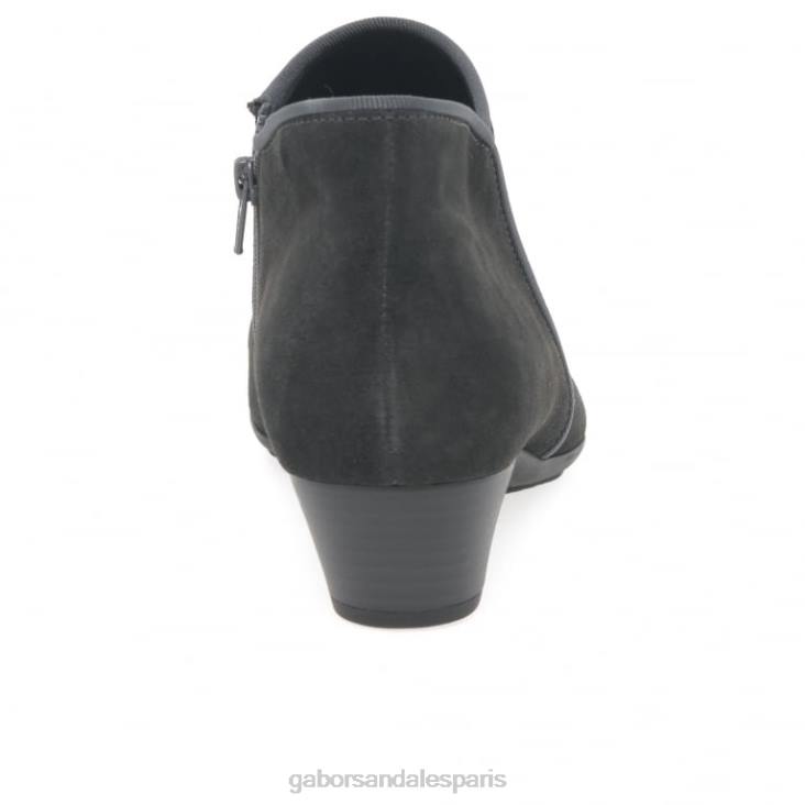 femmes Gabor daim poivre bottines trudy chaussure 4LHL197