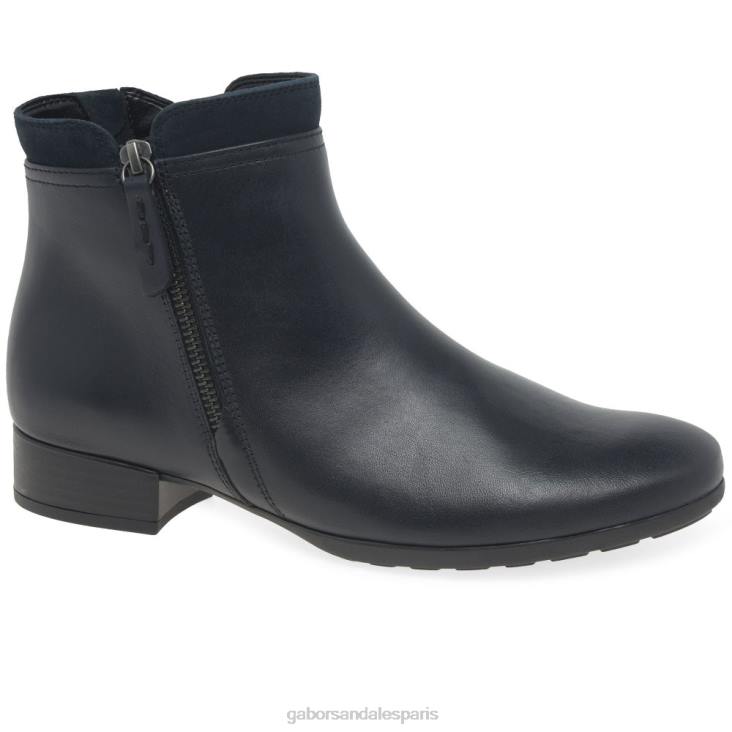 femmes Gabor minuit/daim bottines briano chaussure 4LHL243