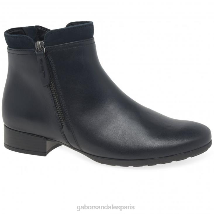 femmes Gabor minuit/daim bottines briano chaussure 4LHL243