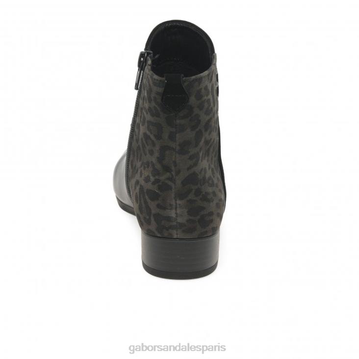 femmes Gabor noir/anthracite bottines breck chaussure 4LHL238
