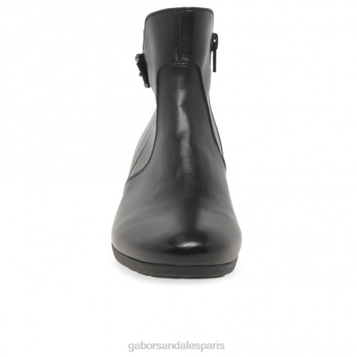 femmes Gabor noir bottines bolan chaussure 4LHL224