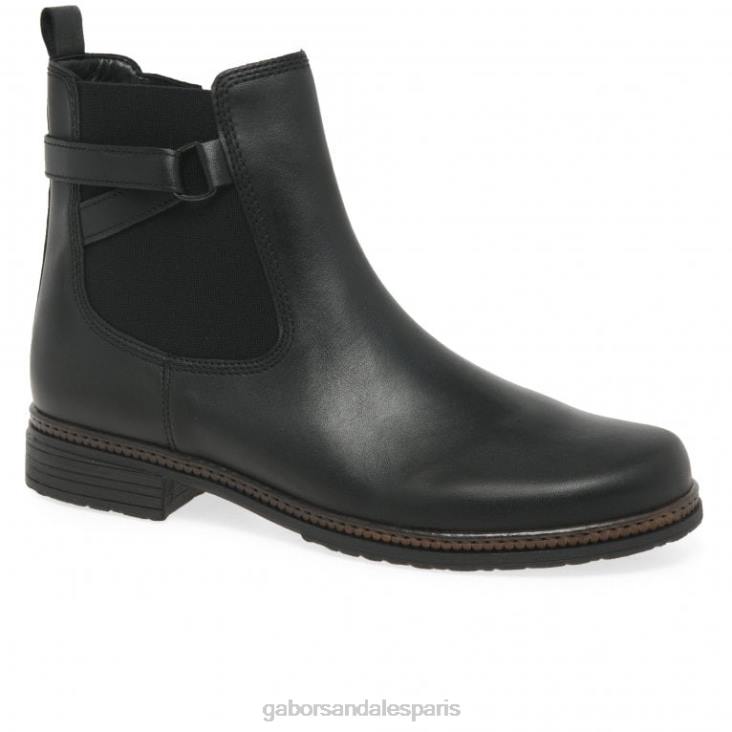 femmes Gabor noir bottines chelsea nolène chaussure 4LHL226