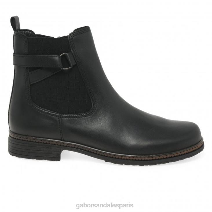 femmes Gabor noir bottines chelsea nolène chaussure 4LHL226