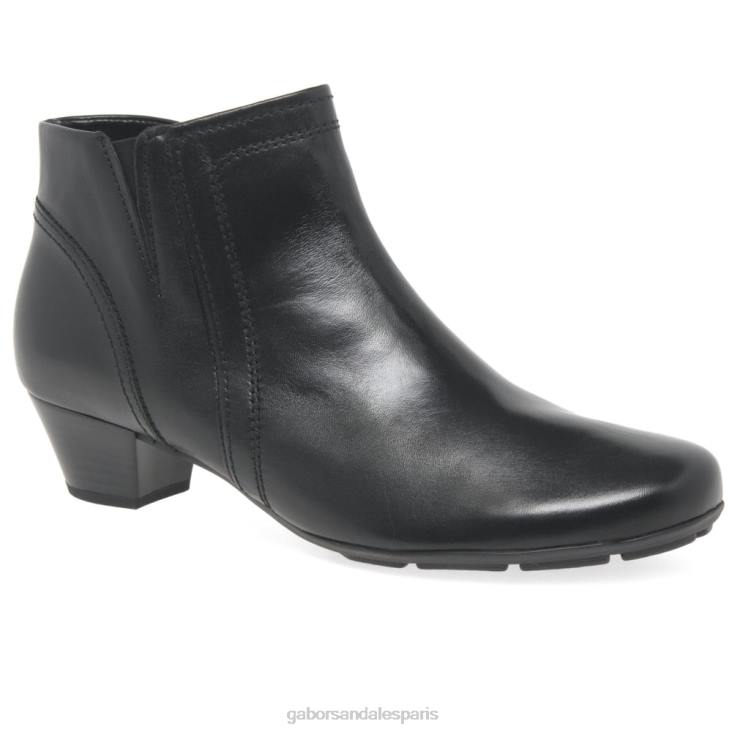 femmes Gabor noir bottines héritage chaussure 4LHL332