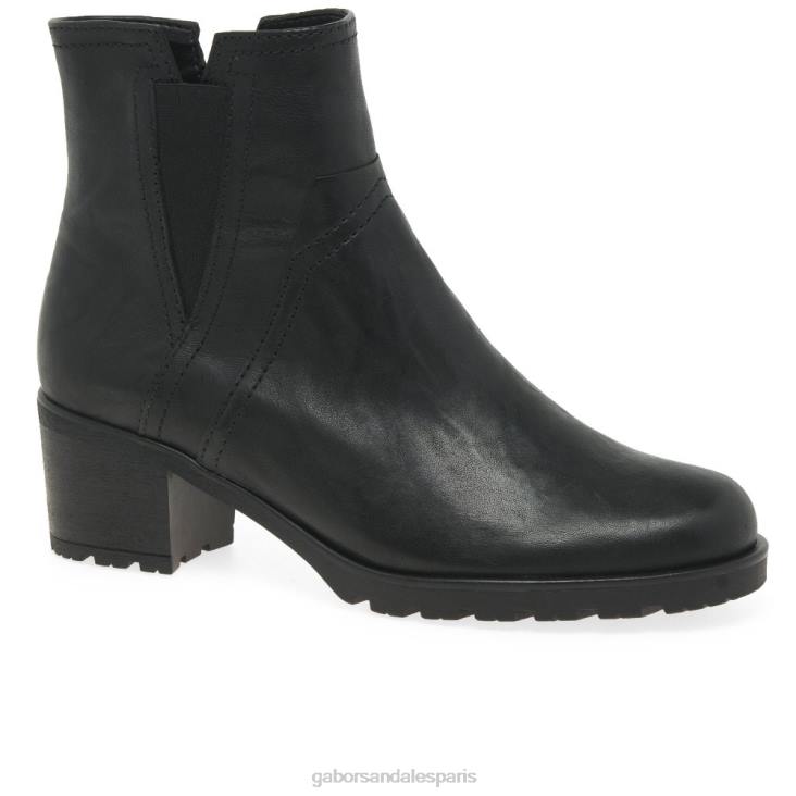 femmes Gabor noir bottines à invitation chaussure 4LHL252