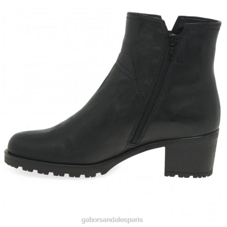 femmes Gabor noir bottines à invitation chaussure 4LHL252