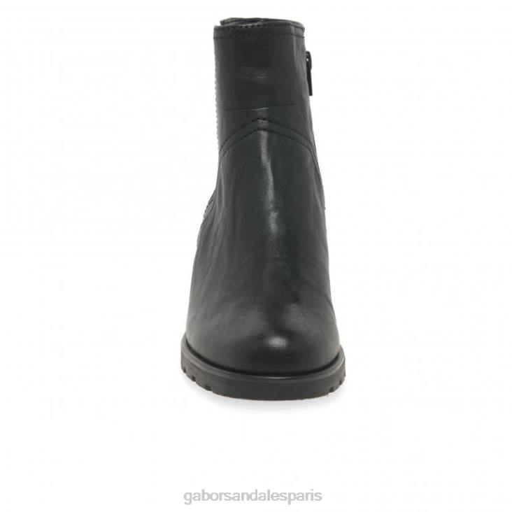 femmes Gabor noir bottines à invitation chaussure 4LHL252