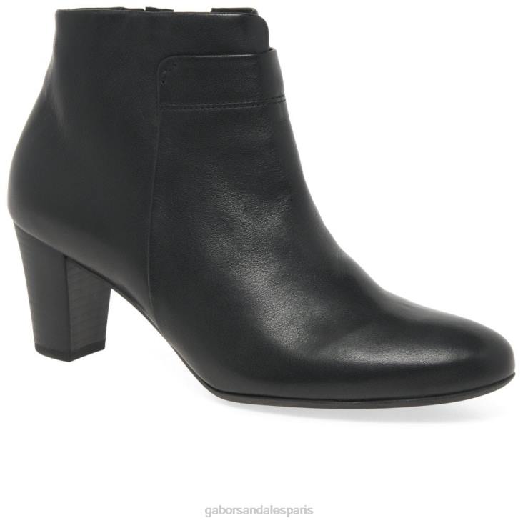 femmes Gabor noir bottines matlock chaussure 4LHL221