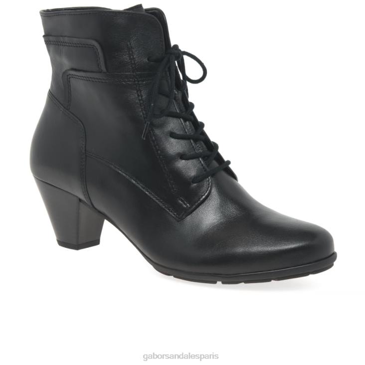 femmes Gabor noir bottines nationales chaussure 4LHL185